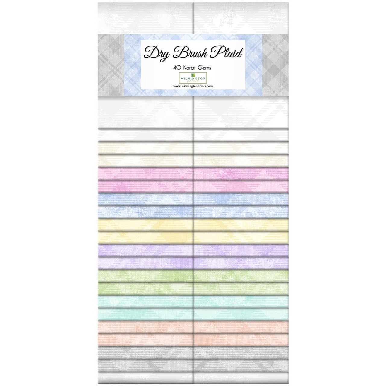 Wilmington Prints - 40 Karat Gems - Dry Brush Plaid