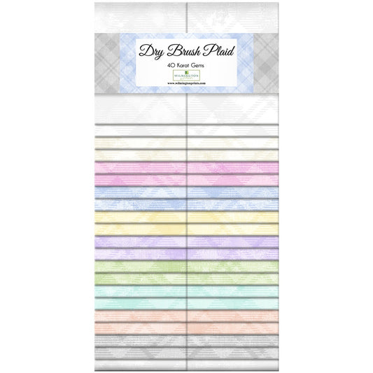 Wilmington Prints - 40 Karat Gems - Dry Brush Plaid
