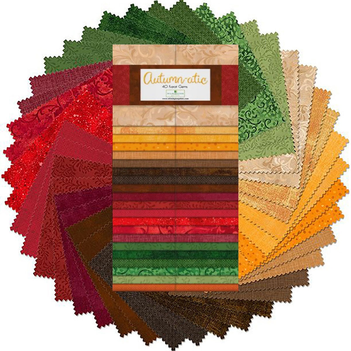Wilmington Prints - 40 Karat Crystals - Autumn-atic