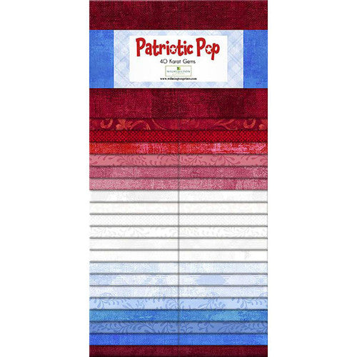 Wilmington Prints - 40 Karat Gems - Patriotic Pop