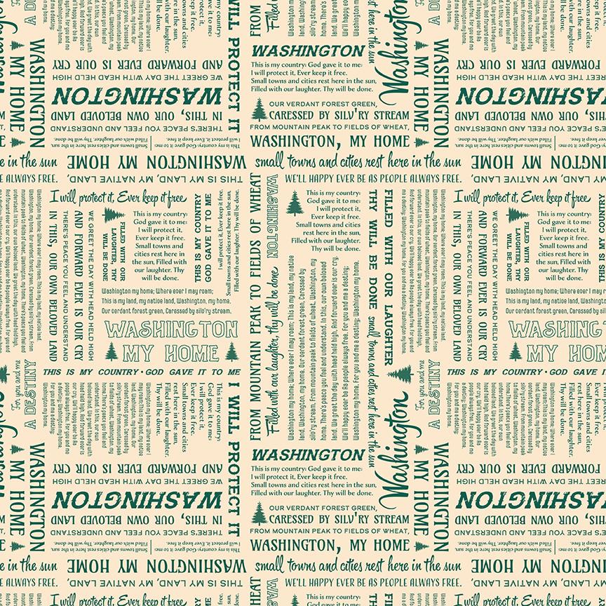 Riley Blake Washington My Home (All Pacific Northwest Shop Hop) - 40 Strip Rolie Polie