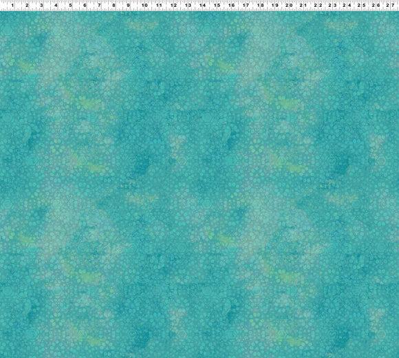 (2 yd) Clothworks Zen 3770-33 Aqua Tonal Dot