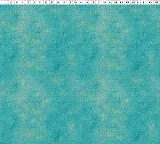 (2 yd) Clothworks Zen 3770-33 Aqua Tonal Dot