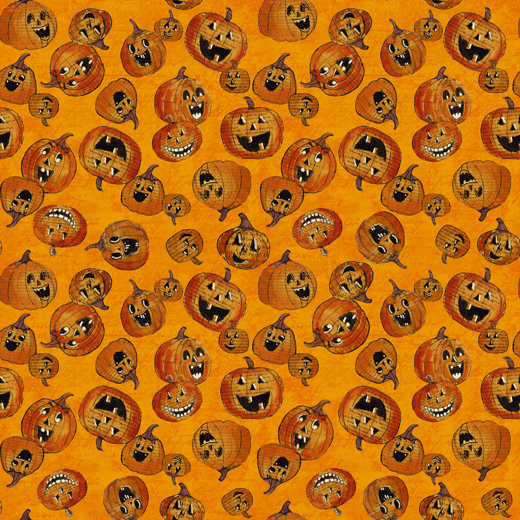 Clothworks "All Hallow's Eve" (Halloween) Half-yard Bundle - 10 Fabrics, 5 Total Yards