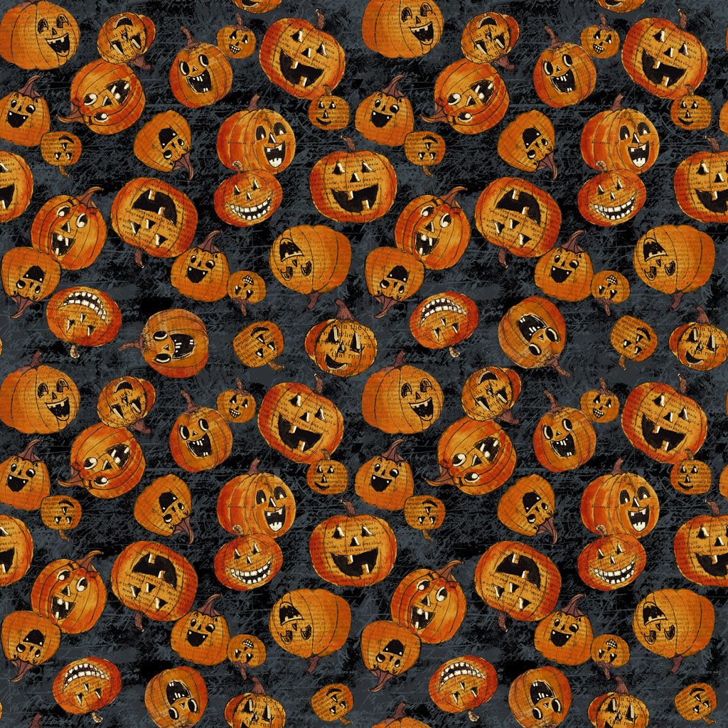 Clothworks "All Hallow's Eve" (Halloween) Half-yard Bundle - 10 Fabrics, 5 Total Yards