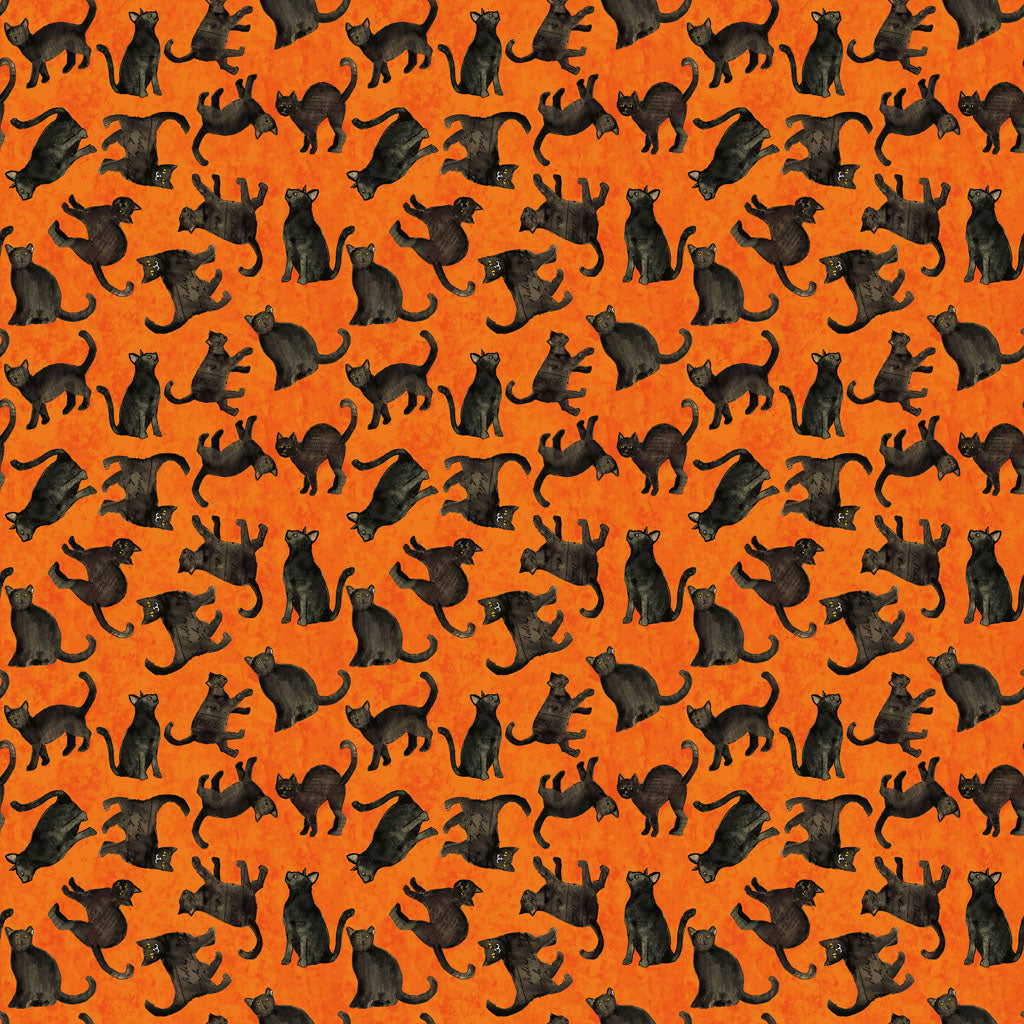 Clothworks "All Hallow's Eve" (Halloween) Half-yard Bundle - 10 Fabrics, 5 Total Yards
