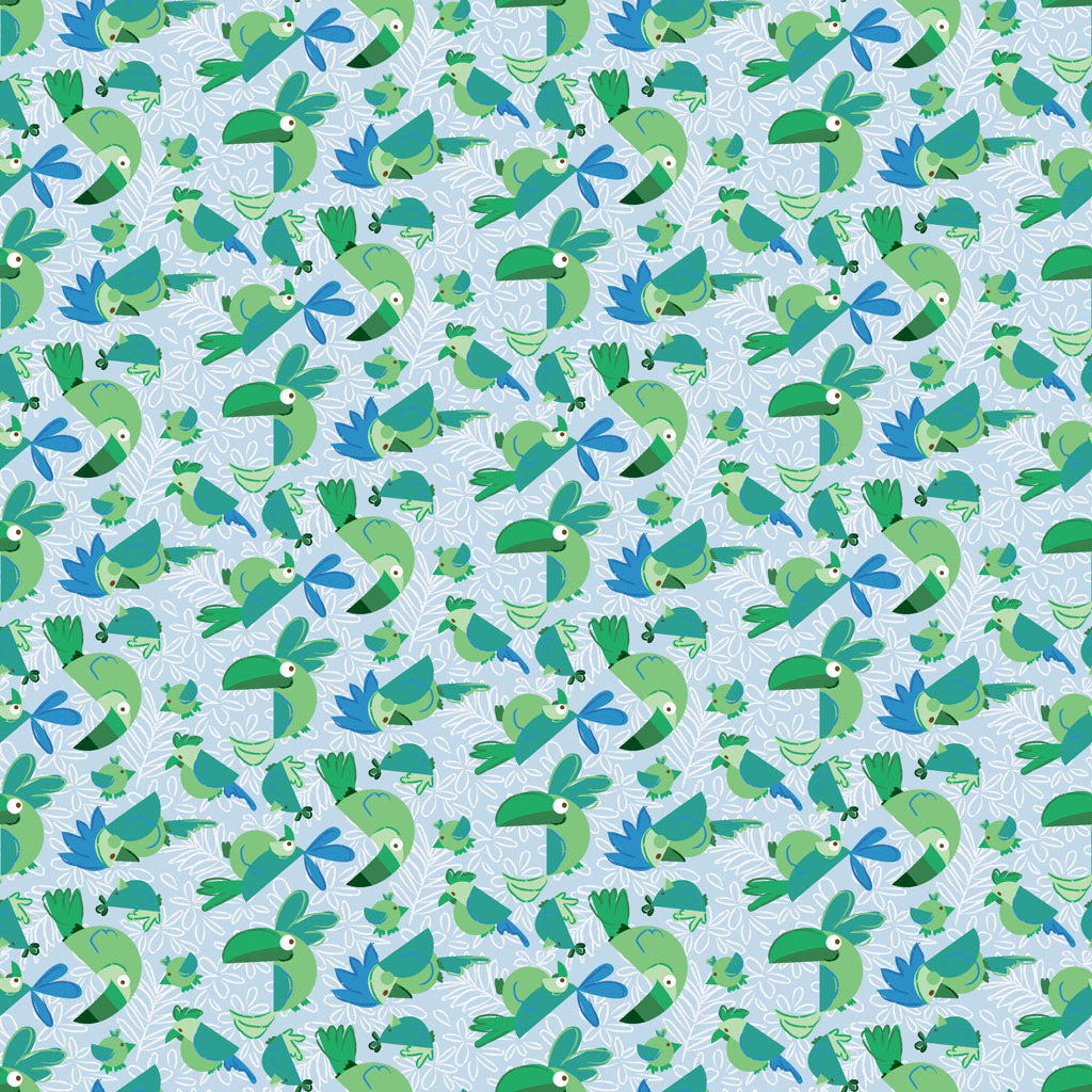 Clothworks "Bird Brain" Half-yard Bundle - 10 Fabrics, 5 Total Yards