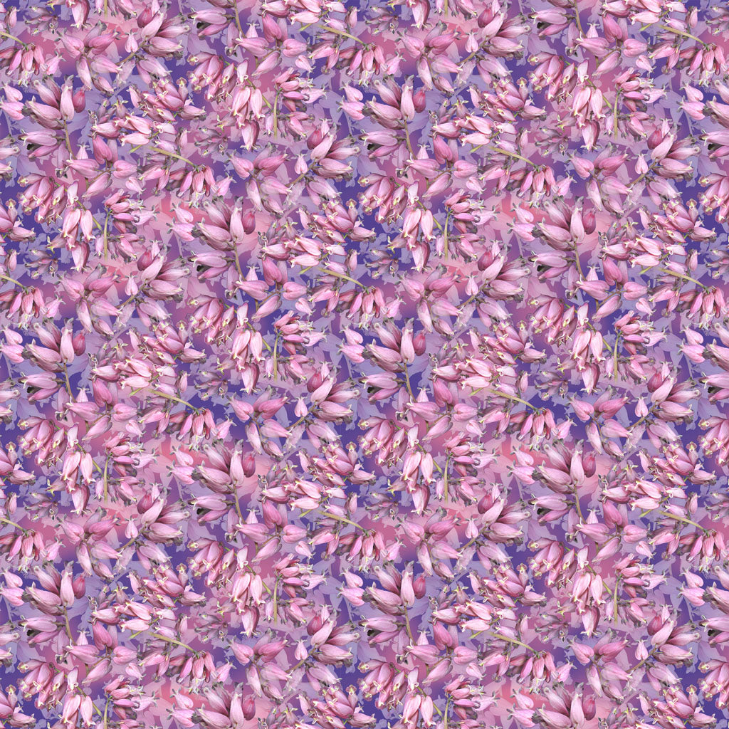 (5 yd) Clothworks Tina's Wildflowers 3971-27 Purple