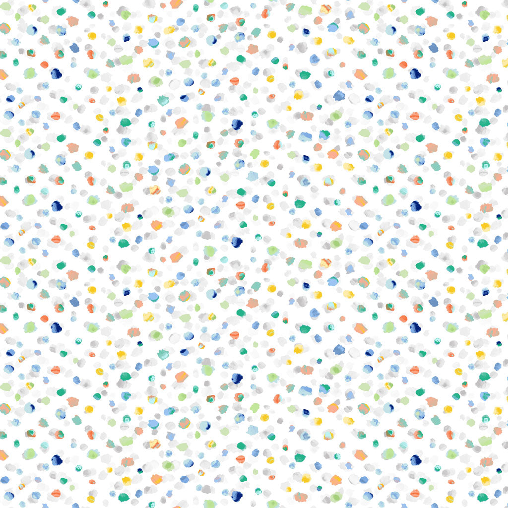 (5 yd) Clothworks What Friends Are For Multi Spots Y4273-55