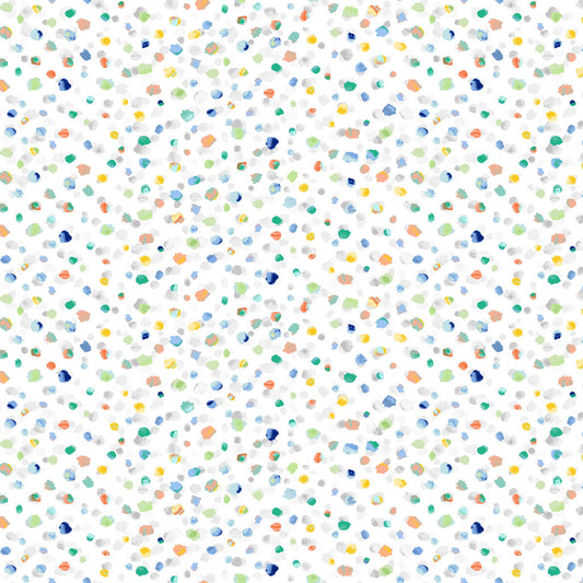 (4.5 yd) Clothworks What Friends Are For Multi Spots Y4273-55
