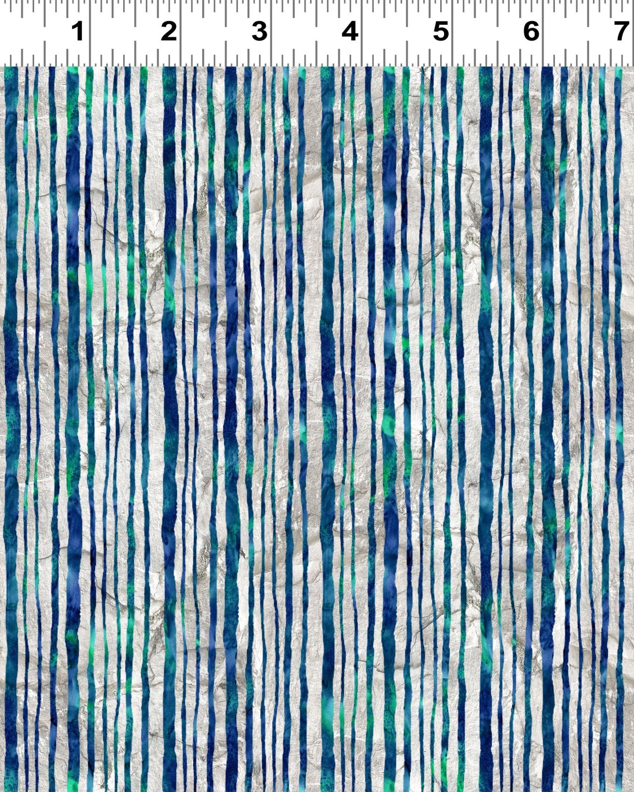 (5 yd) Clothworks Quilt Minnesota 2025 Shop Hop Royal Y4506-31 Stripe