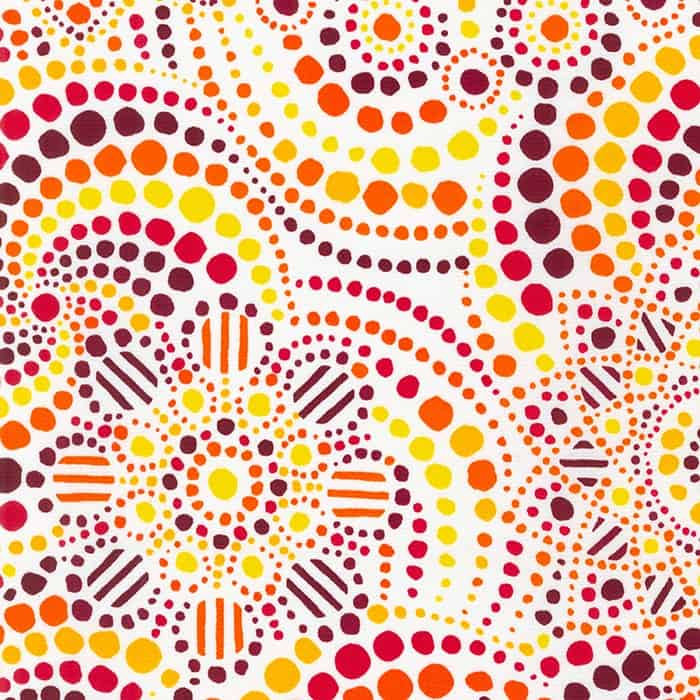 (5 yd) Robert Kaufman Dot & Dash Delight SRK-21214-207 Sunrise