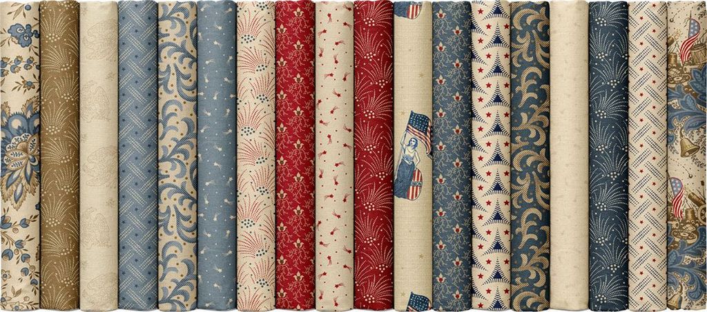 Marcus Fabrics - American Icons by Carrie Quinn - 40 2.5" Strips/Jelly Roll
