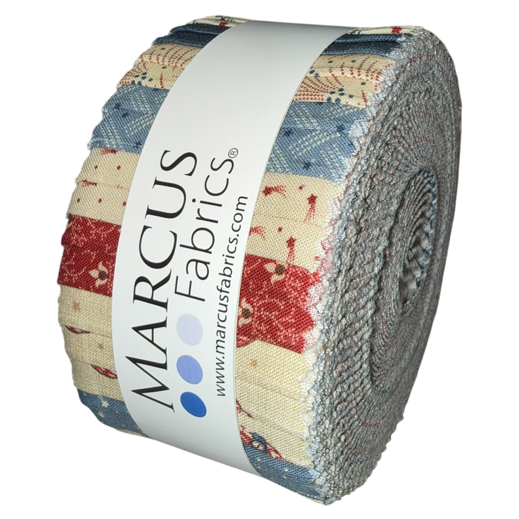 Marcus Fabrics - American Icons by Carrie Quinn - 40 2.5" Strips/Jelly Roll