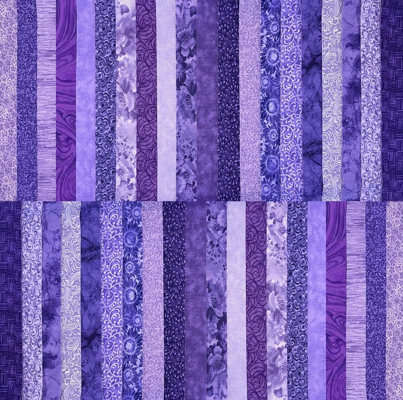 June Doe Fabric Collections - Amethyst - 40-Strip Pack