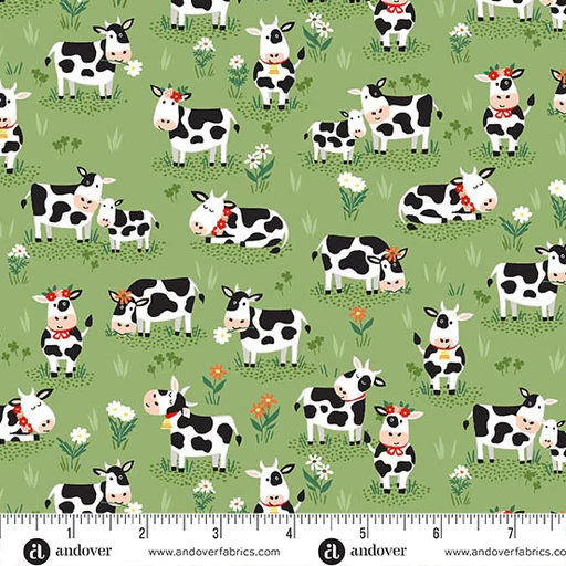 Andover "Fun On The Farm" Half-yard Bundle - 10 Fabrics, 5 Total Yards