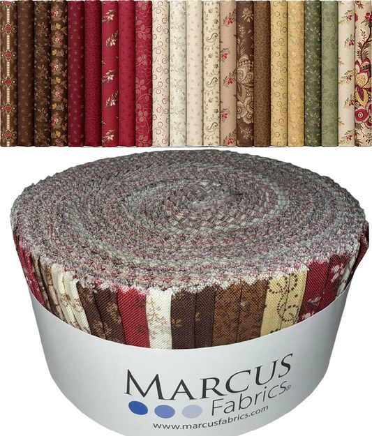 Marcus Fabrics - Arabella - 40 2.5" Strips/Jelly Roll