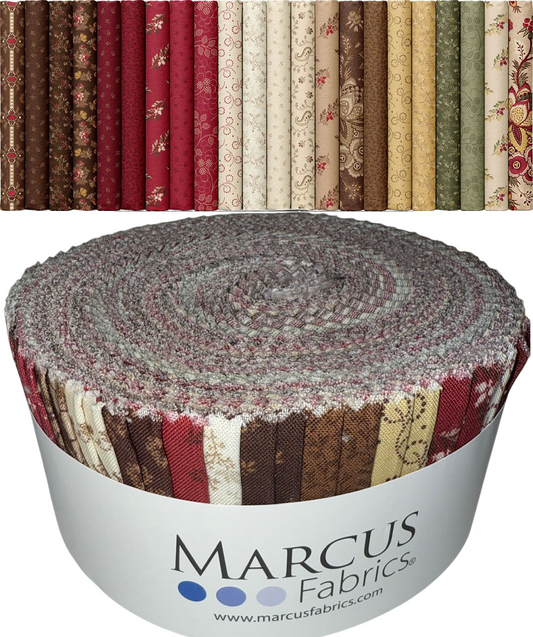 Marcus Fabrics - Arabella - 40 2.5" Strips/Jelly Roll