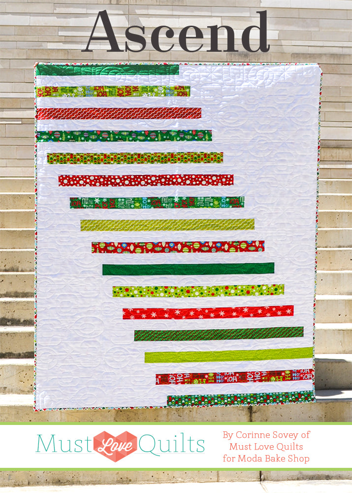 Free "Ascend" Christmas/Holiday Jelly Roll Pattern!