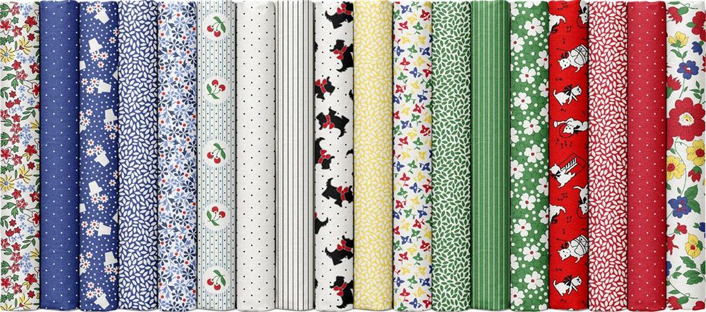 Marcus Fabrics - Aunt Grace Goes Bold by Judie Rothermel - 40 2.5" Strips