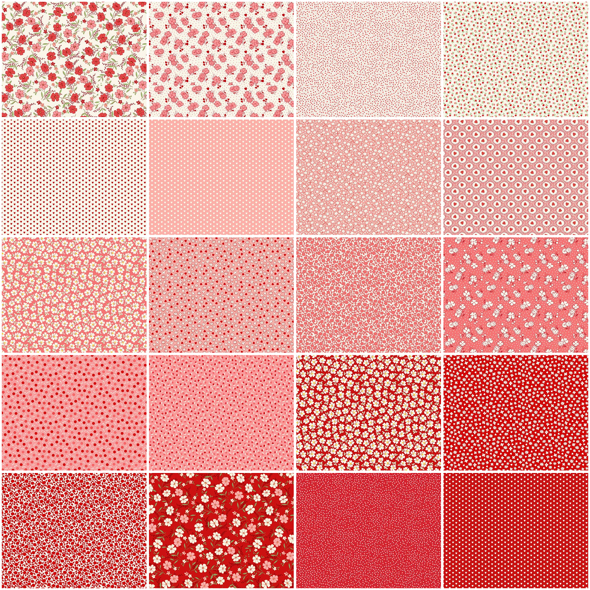 Marcus Fabrics - Aunt Grace Loves U by Judie Rothermel - 40 2.5" Strips/Jelly Roll
