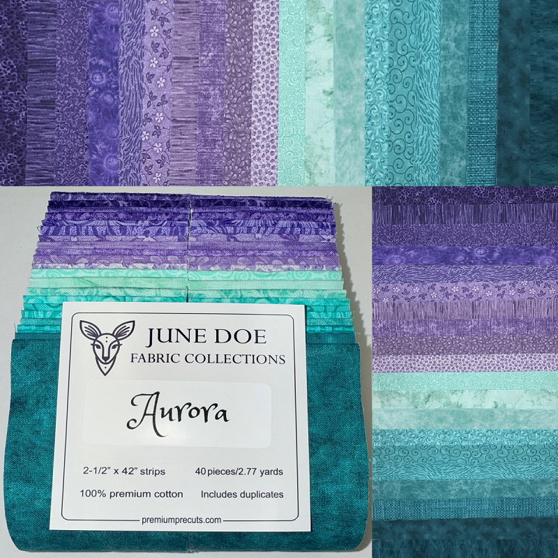 June Doe Fabric Collections - Aurora - 40-Strip Pack