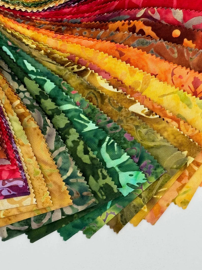 Maywood Studio - Java Batiks - Autumn - 40 Strips – JellyRollFabric.net
