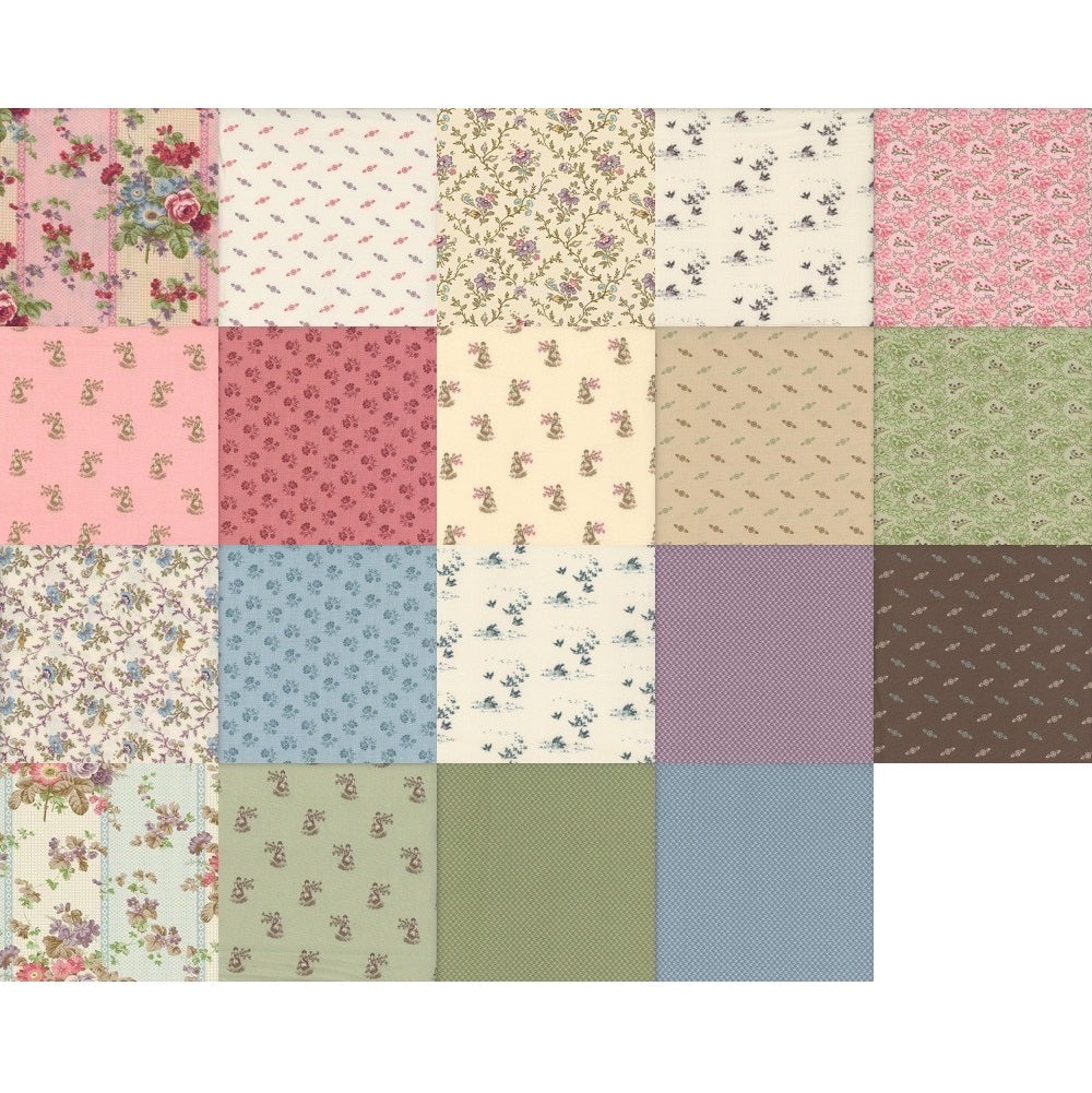 Andover/Makower UK - Ayla Double Scoops - 40 2.5" Strips/Jelly Roll