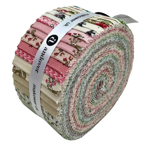 Andover/Makower UK - Ayla Double Scoops - 40 2.5" Strips/Jelly Roll