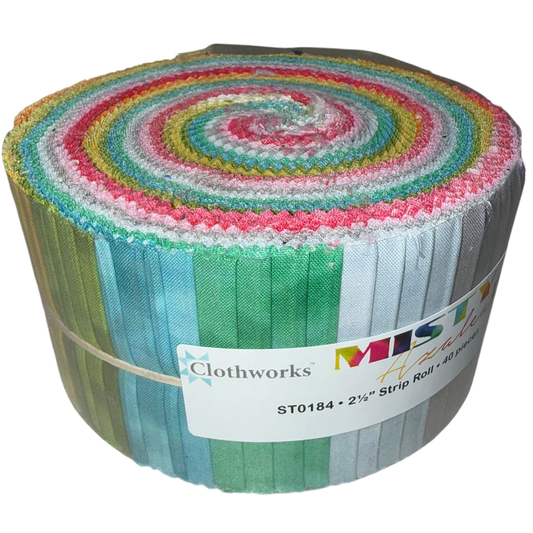 Clothworks - Misty Azalea - 40 Strip Roll