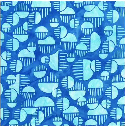 Half-yard Bundle - Robert Kaufman Artisan Batik "Bubble Blues" - 10 Fabrics, 5 Total Yards