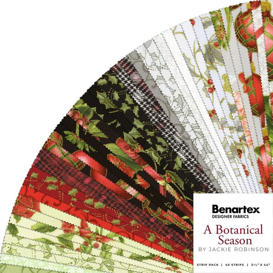 Benartex A Botanical Season Strip-pies - 40 2.5" Strips