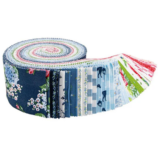Riley Blake Bluegrass Charm - 40 Strip Rolie Polie