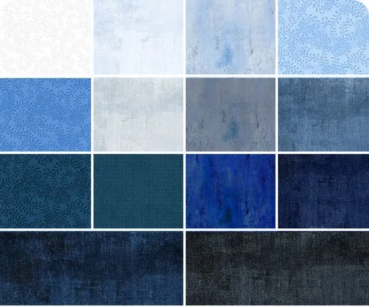 Wilmington Prints - 40 Karat Gems - Blue Notes