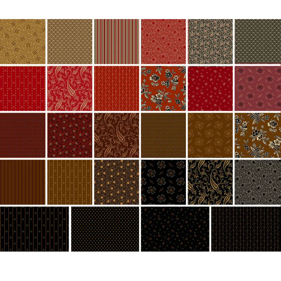 Andover/Makower UK - Bridgeport By Jo Morton Double Scoops - 40 2.5" Strips