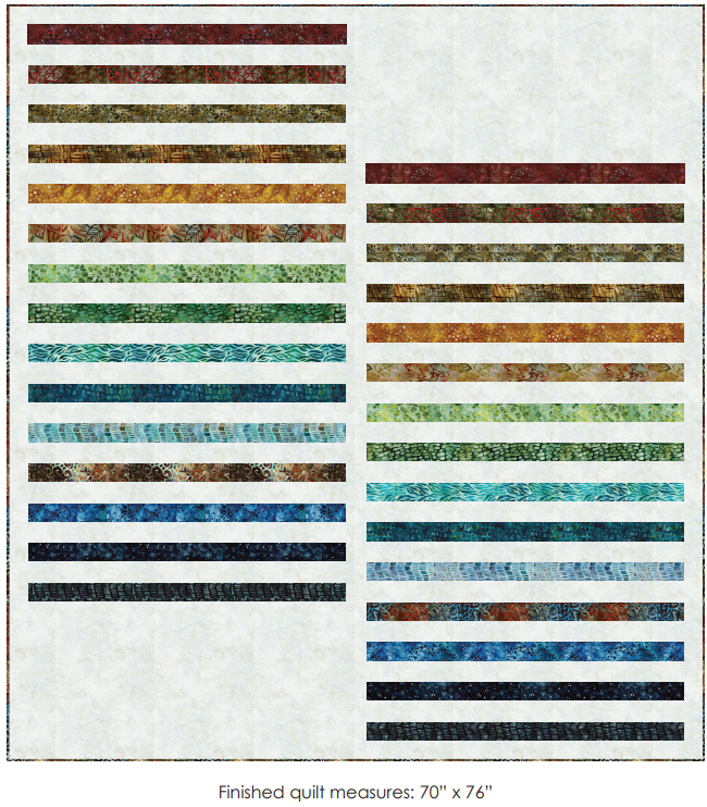 Free Robert Kaufman "Crosswalk" Jelly Roll Pattern!