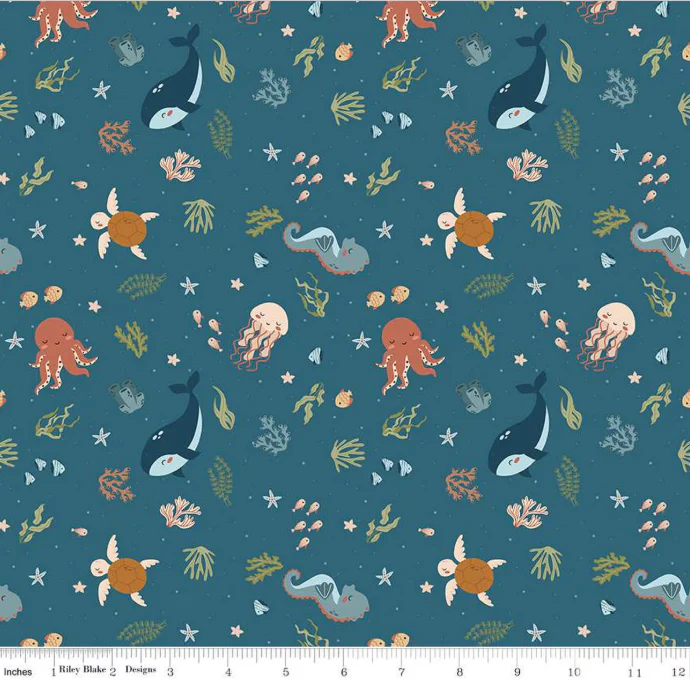 Riley Blake "Created With Love" Half-yard Bundle - 10 Fabrics, 5 Total Yards