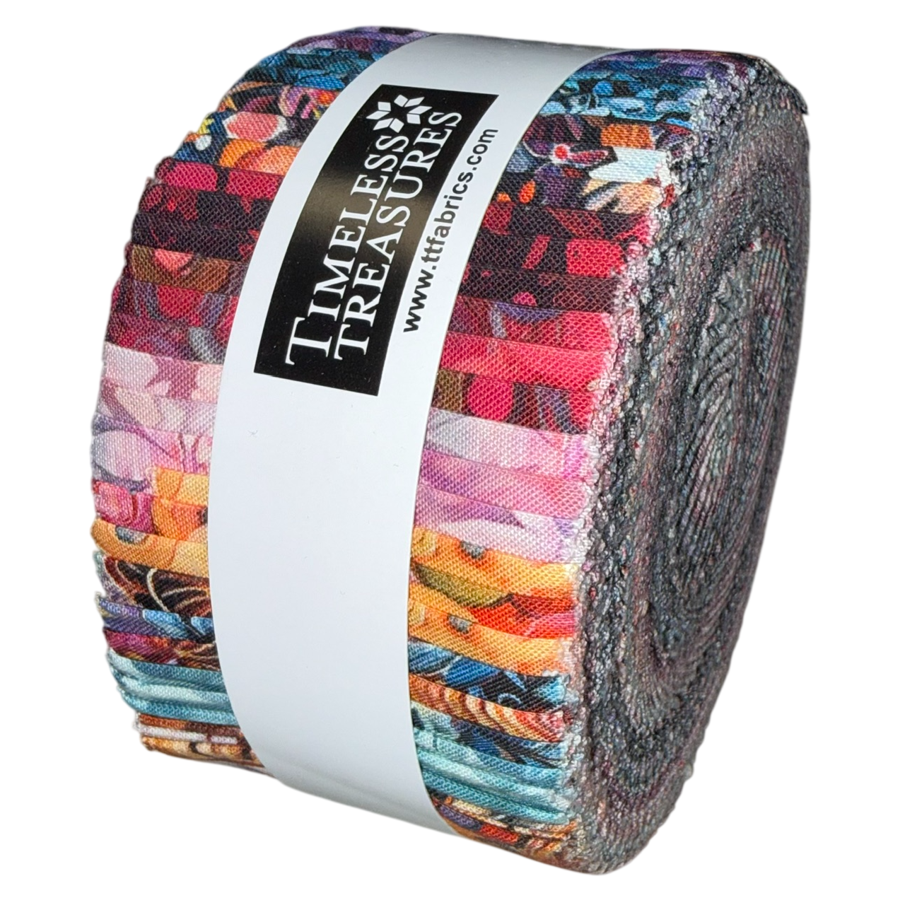 Timeless Treasures - Calico Cat - 40 2.5" Strips/Jelly Roll