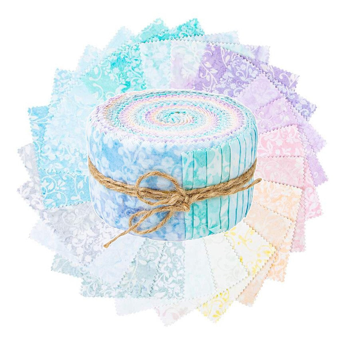 Riley Blake Candy Coated Expressions Batiks Elementals - 40 Strip Rolie Polie