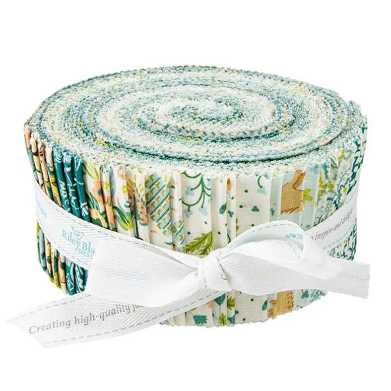 Riley Blake Canopy Greens (Liberty Tree Of Life) - 40 Strip Rolie Polie