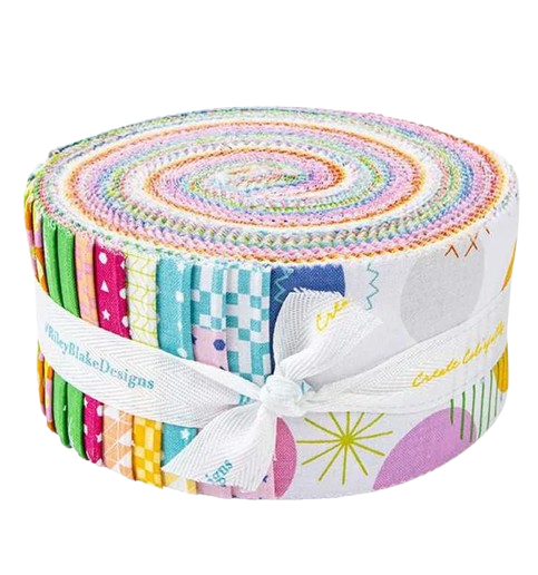 Riley Blake Celebrate - 40 Strip Rolie Polie