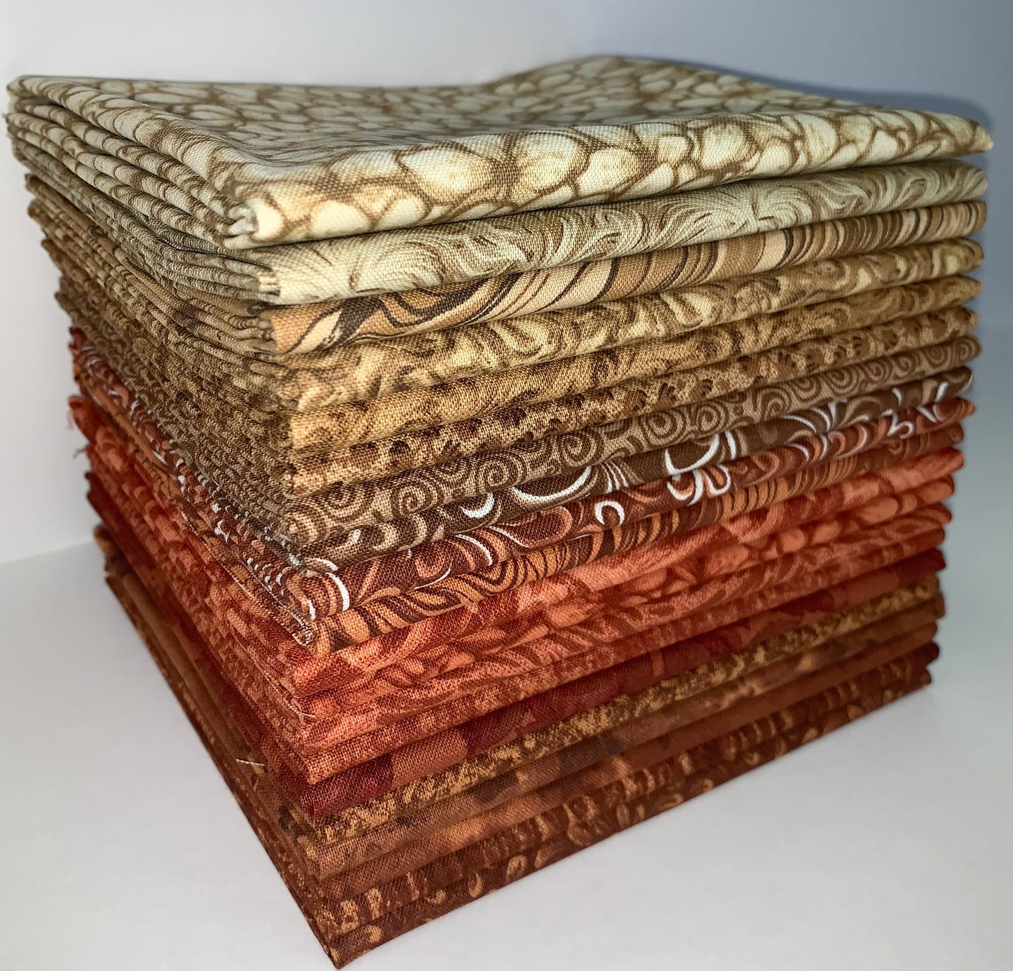 Cinnamon Spice Fat Quarter Bundle - 20 Fabrics, 20 Total Fat Quarters