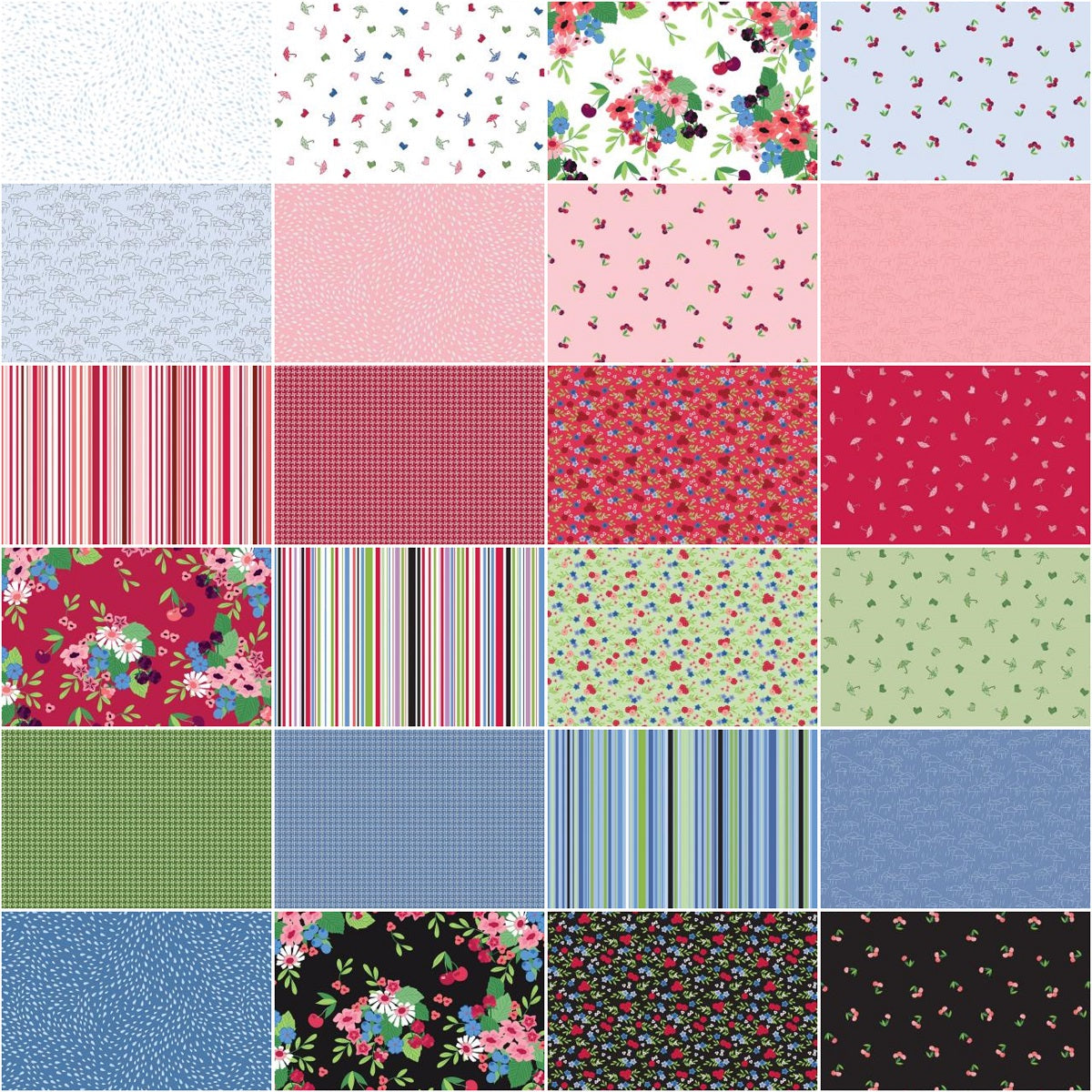 Riley Blake Cloudburst - 40 Strip Rolie Polie