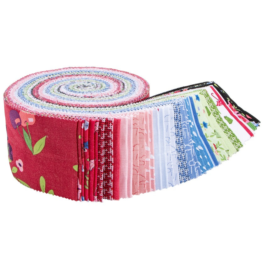 Riley Blake Cloudburst - 40 Strip Rolie Polie
