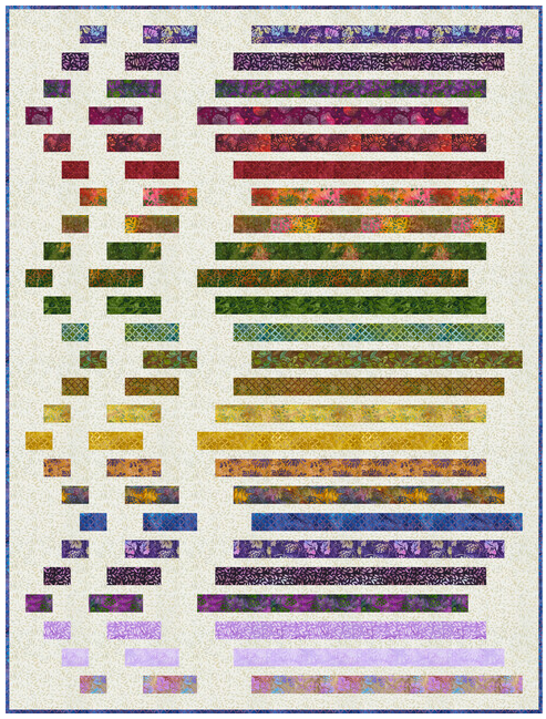 Free "Dart" Jelly Roll Pattern From Robert Kaufman!
