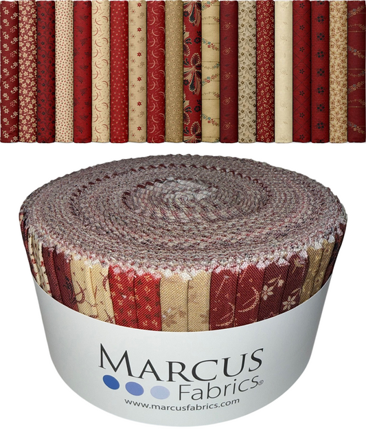 Marcus Fabrics - Dear Scarlet - 40 2.5" Strips
