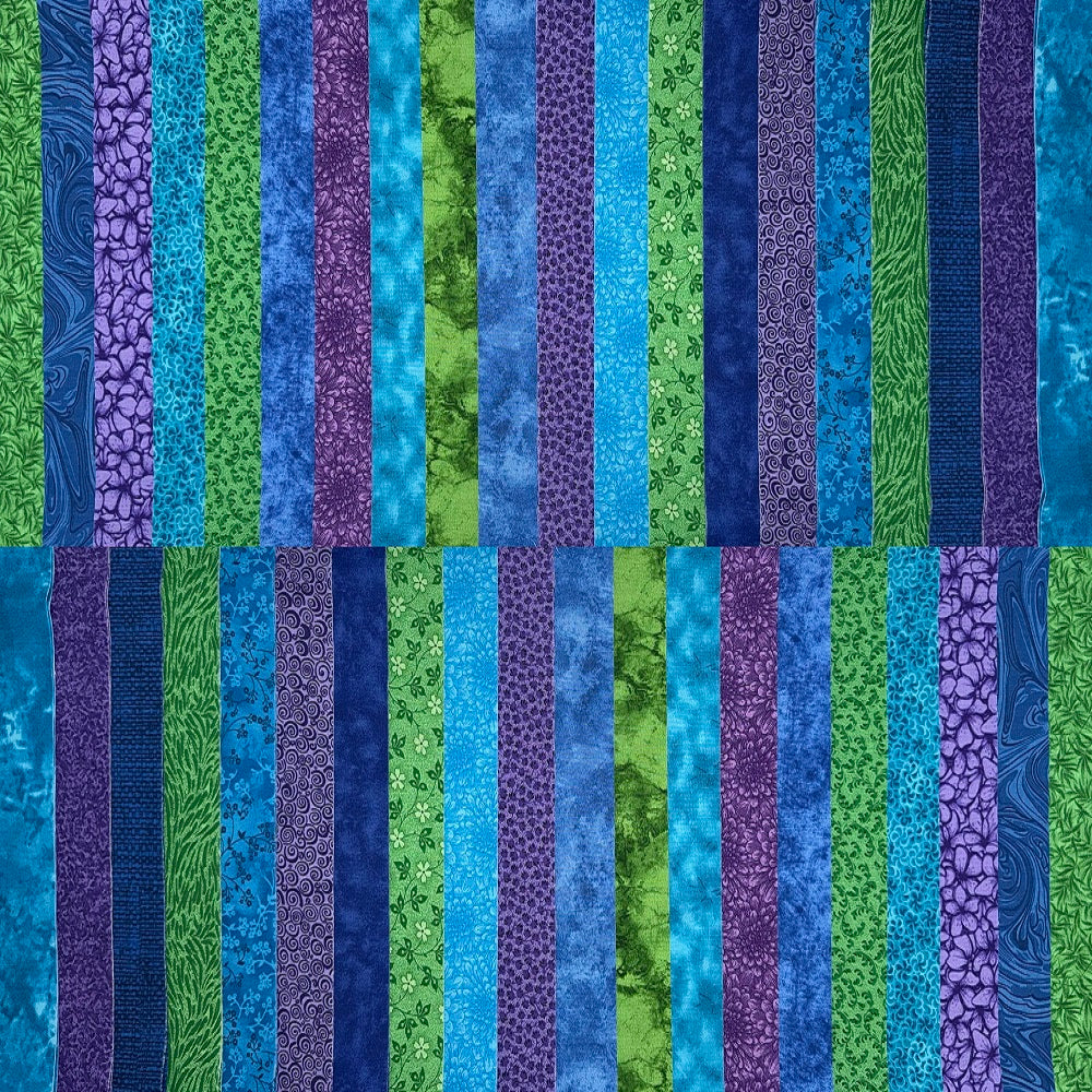 June Doe Fabric Collections - Deep Ocean - 40-Strip Pack