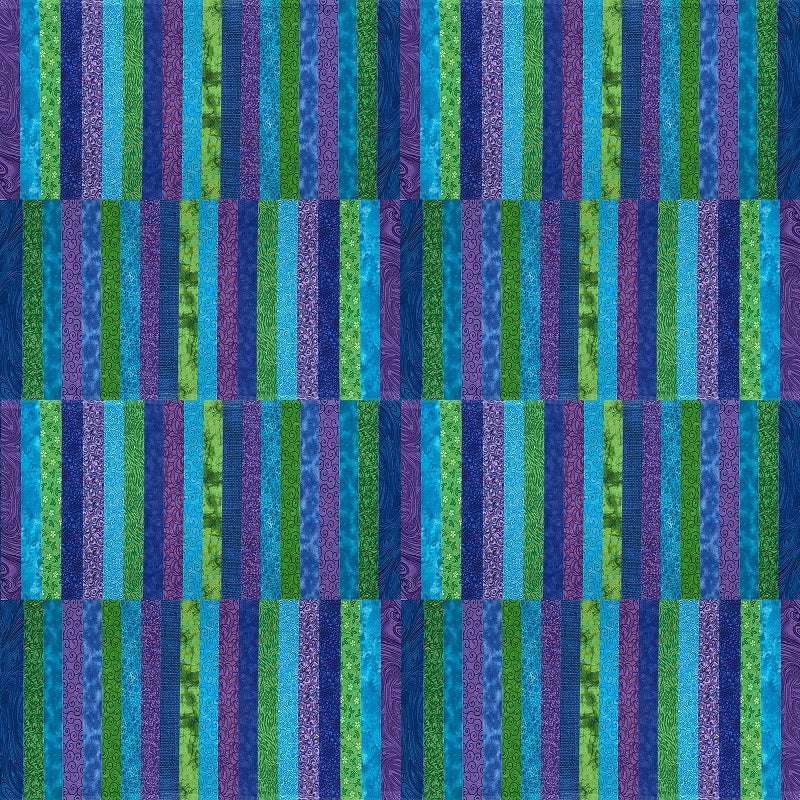 June Doe Fabric Collections - Deep Ocean - 40-Strip Pack