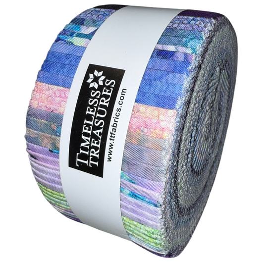 Timeless Treasures - Dragonfly Mist - 40 2.5" Strips/Jelly Roll