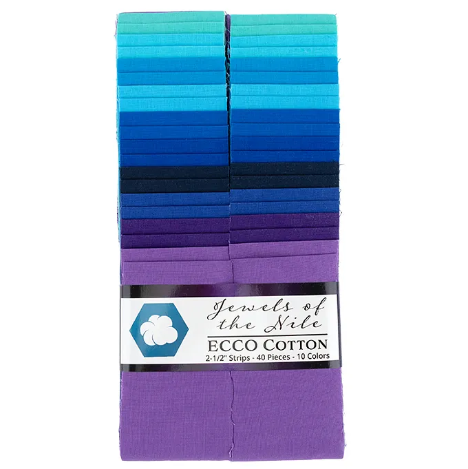 Lumin Fabrics/Ecco Cotton - Jewels Of The Nile - 40 Total Strips